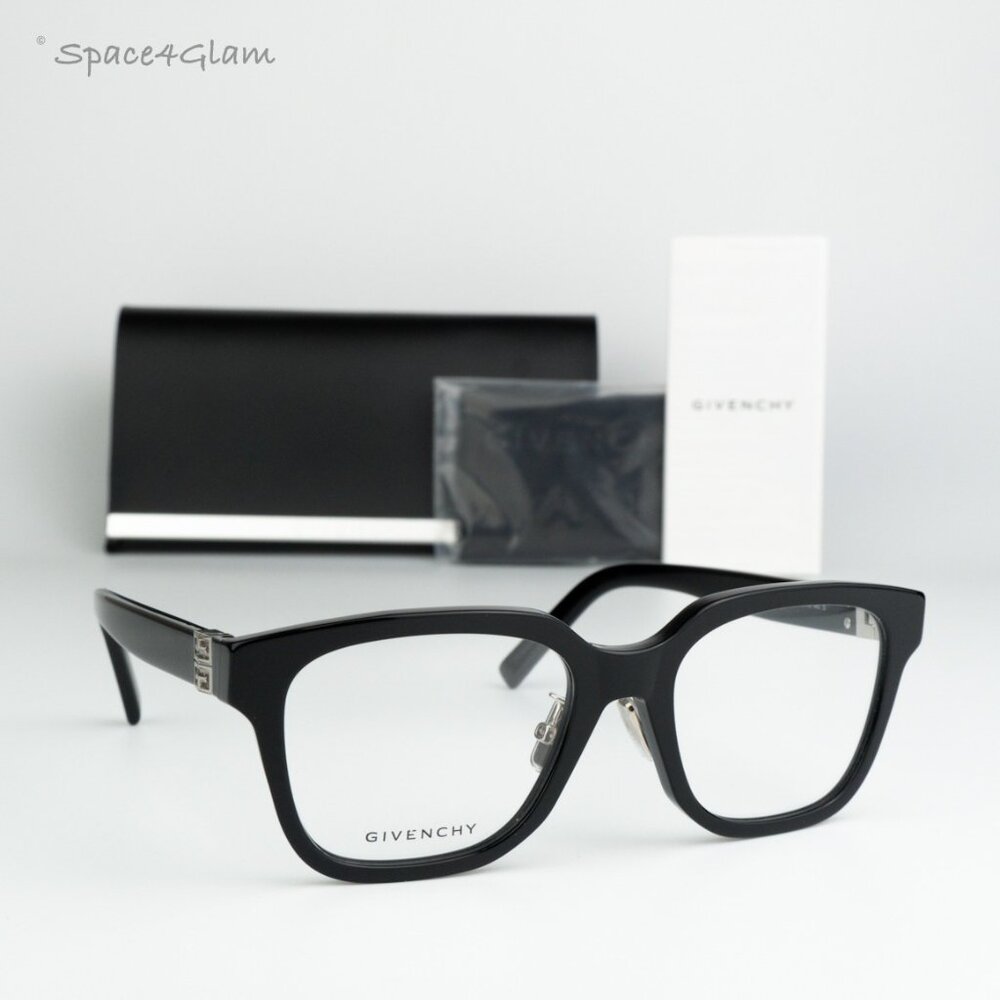 BRAND NEW Givenchy GV50040F 001 Black Demo Women Square Eyeglasses